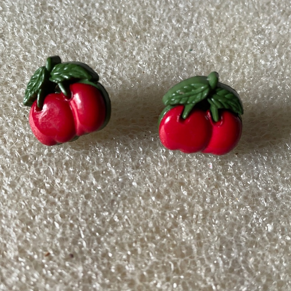 Vintage lucite earrings
